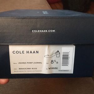 Cole Haan Aviana Pump in Mahogany Rose Leather